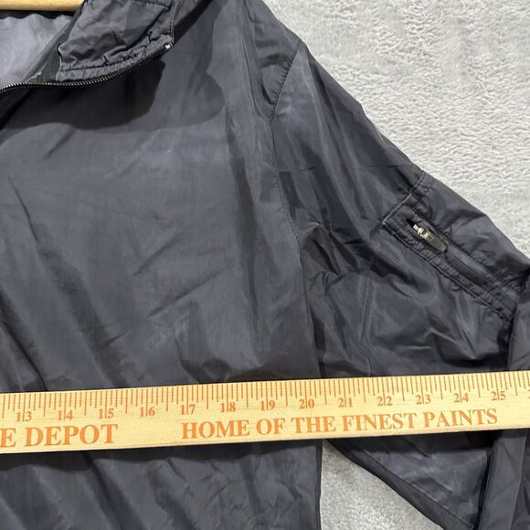 Nike 6.0 Windbreaker Jacket Unisex Large Gray Black Trendy Skater - Picture 10 of 11